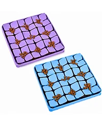 Aronkl 2 Pack Silicone Dog Mats Slow Feeder Lick Sniff Suction Cups Mental Health Training