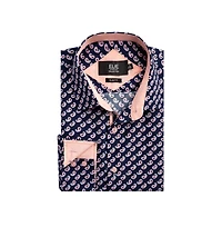 Elie Balleh Men's Slim Fit Paisley Print Shirt