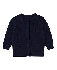 MeMoi Baby Girls Chevron Knit Cardigan 2 Piece Set