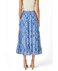 English Factory Women's Print Midi Skirt