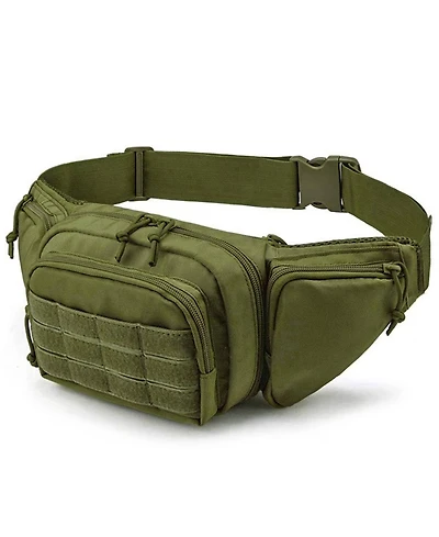 Seamless Outdoors Military Tactical Fanny Pack - Camouflage Waist Bag for Hiking