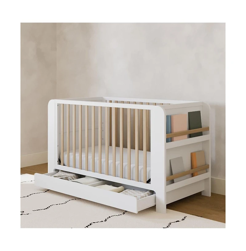 Graco Read-with-Me 4-in-1 Convertible Crib with Drawer