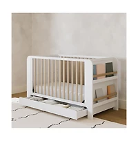 Graco Read-with-Me 4-in-1 Convertible Crib with Drawer