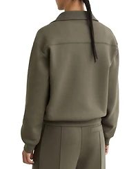 Reiss Women's Bella Button Sweat