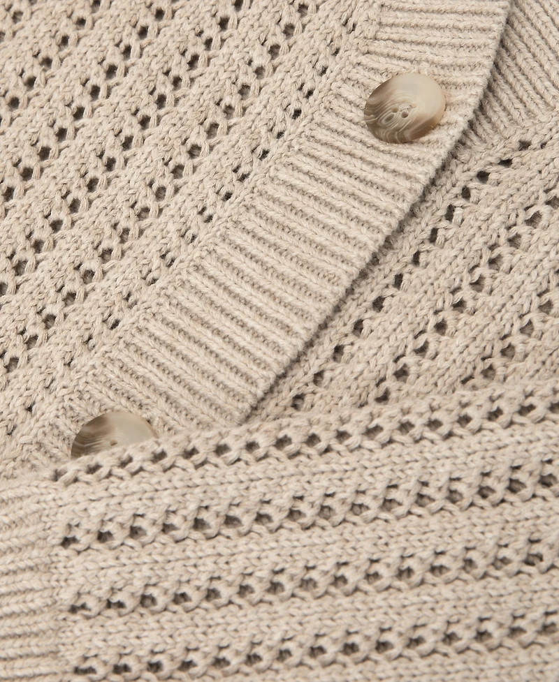 Reiss Women's Constance Stitch Knitted Cardigan