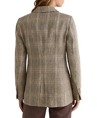 Reiss Women's Sybil Double Breasted Check Jacket