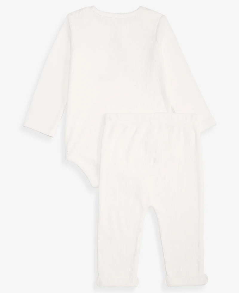 First Impressions Baby 0M-24M Hi Bodysuit & Pants, 2-Piece Set, Macy's Exclusive