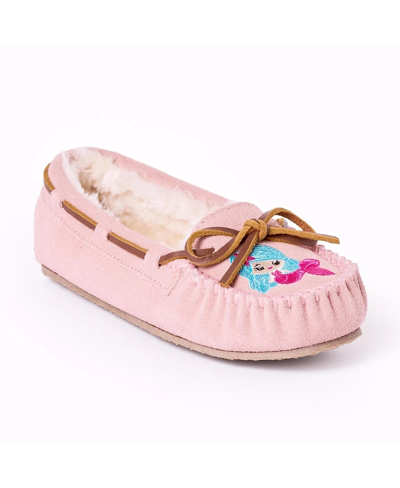 Minnetonka Kids' Cassie Suede Mermaid Slippers