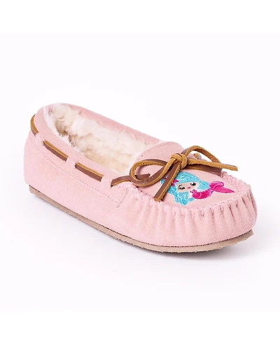 Minnetonka Kids' Cassie Suede Mermaid Slippers