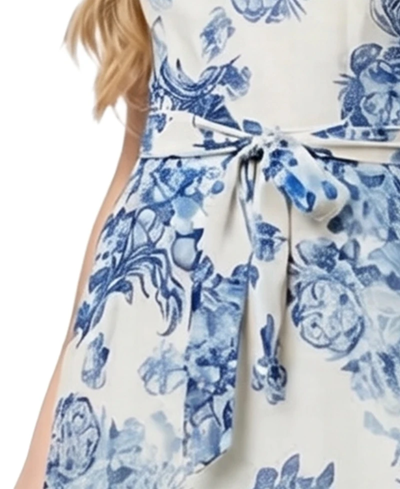 Ny Collection Petite Sleeveless Chiffon Maxi Dress