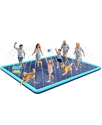 Aofar Dog Splash Pad Sprinkler Pool Outdoor Non-slip 204"x 204