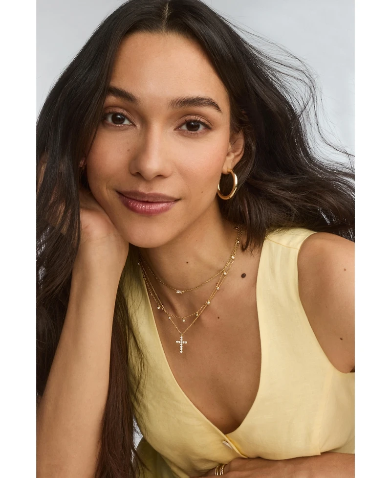 Kendra Scott Crystal Amelia 19" Station Necklace