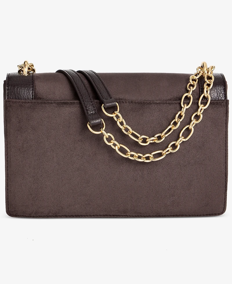 I.n.c International Concepts Ajae Faux-Suede Stud Shoulder Bag, Macy's Exclusive