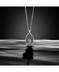 Vincero Men's St. Patrick Pendant - 21" Silver Chain