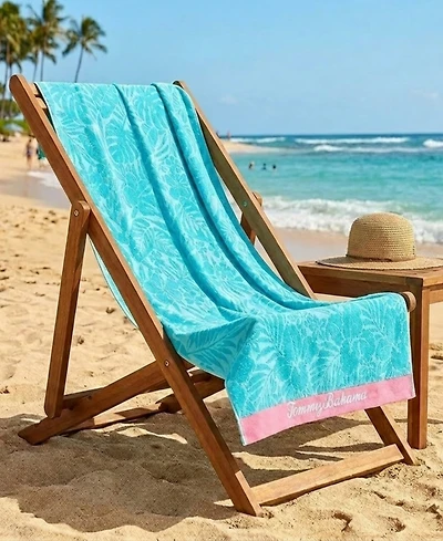 Tommy Bahama High Tide Hibiscus Yarn Dyed Beach Towel, 36" x 68"