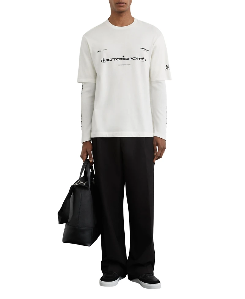 Reiss Men's Rovik Mclaren Double Layer T-Shirt