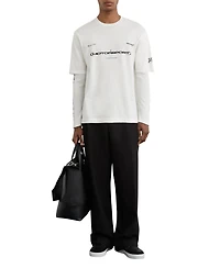 Reiss Men's Rovik Mclaren Double Layer T-Shirt