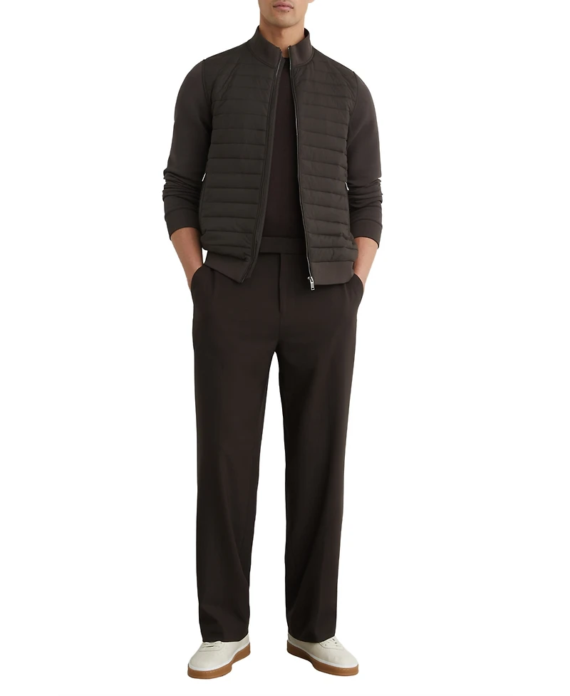 Reiss Men's Freddie Quilted Hybrid Jacket