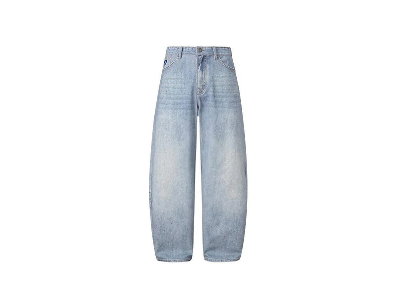 Aelfric Eden Men's Inverted Graphic Baggy Barrel Jeans