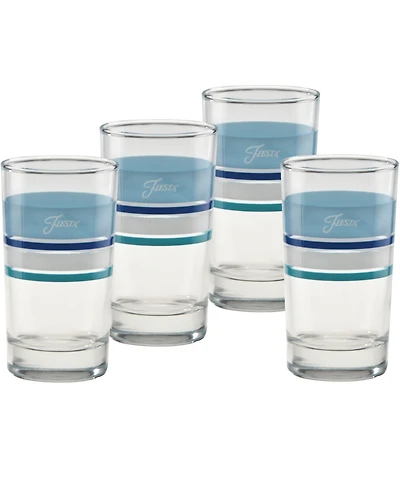Fiesta Coastal Blues Juice Glasses, Set of 4