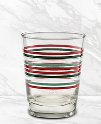 Fiesta Holly Berry Christmas Double Old Fashioned Glasses, Set of 6