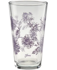Fiesta Botanical Floral Lavender Tapered Cooler Glasses, Set of 6