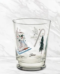 Fiesta Holly Jolly Christmas Double Old Fashioned Glasses, Set of 6