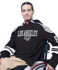 G-iii Sports by Carl Banks Men's Black Los Angeles Kings Adaptive Wear Lord Stanley Hooded Long Sleeve Sweatshirt
