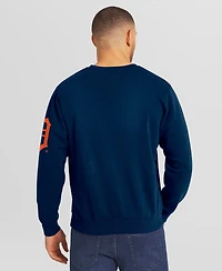 Darius Rucker Collection by Fanatics Men's Navy Detroit Tigers Washed Crew Neck Pullover Sweatshirt