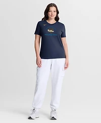 Nike Women's Navy Philadelphia Phillies City Connect Arch T-Shirt