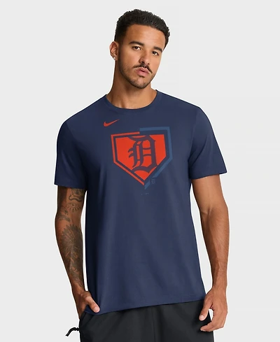 Nike Men's Navy Detroit Tigers Icon T-Shirt