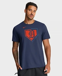 Nike Men's Navy Detroit Tigers Icon T-Shirt