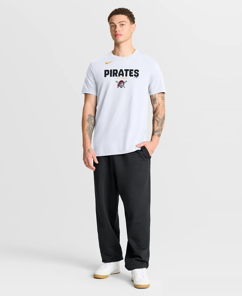 Nike Men's White Pittsburgh Pirates Bold Team Name T-Shirt