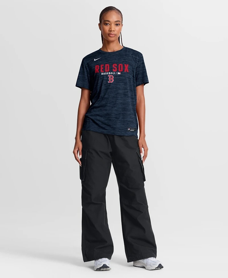 Nike Women's Navy Boston Red Sox Authentic Collection Velocity Dri-fit T-Shirt