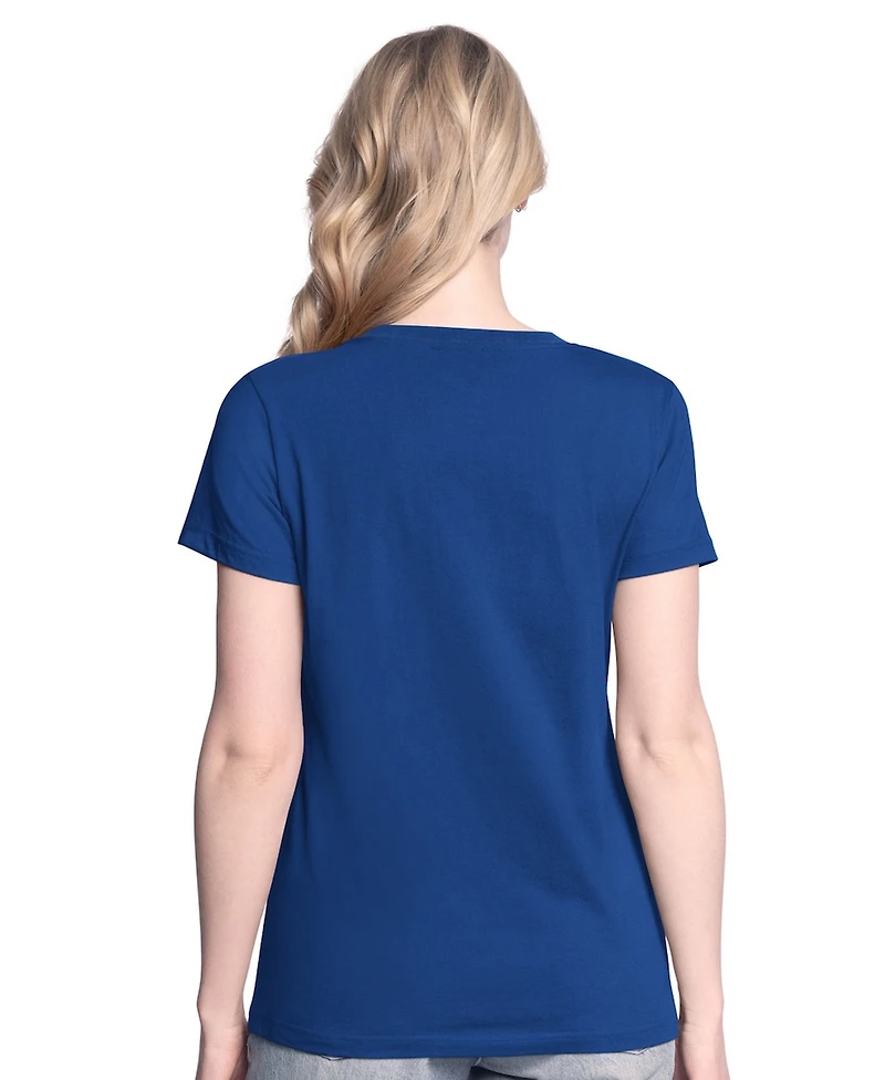 G-iii 4Her by Carl Banks Women's Royal/Heather Gray Los Angeles Dodgers Two T-Shirt Combo Pack