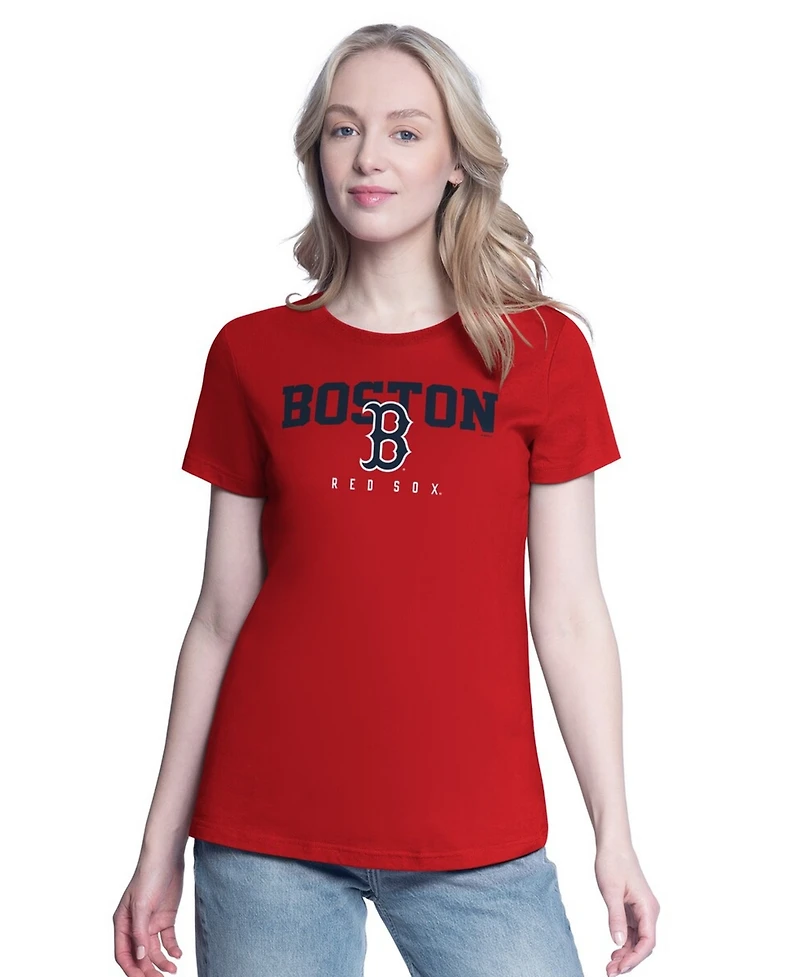 G-iii 4Her by Carl Banks Women's Navy/Red Boston Red Sox Two T-Shirt Combo Pack