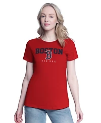 G-iii 4Her by Carl Banks Women's Navy/Red Boston Red Sox Two T-Shirt Combo Pack