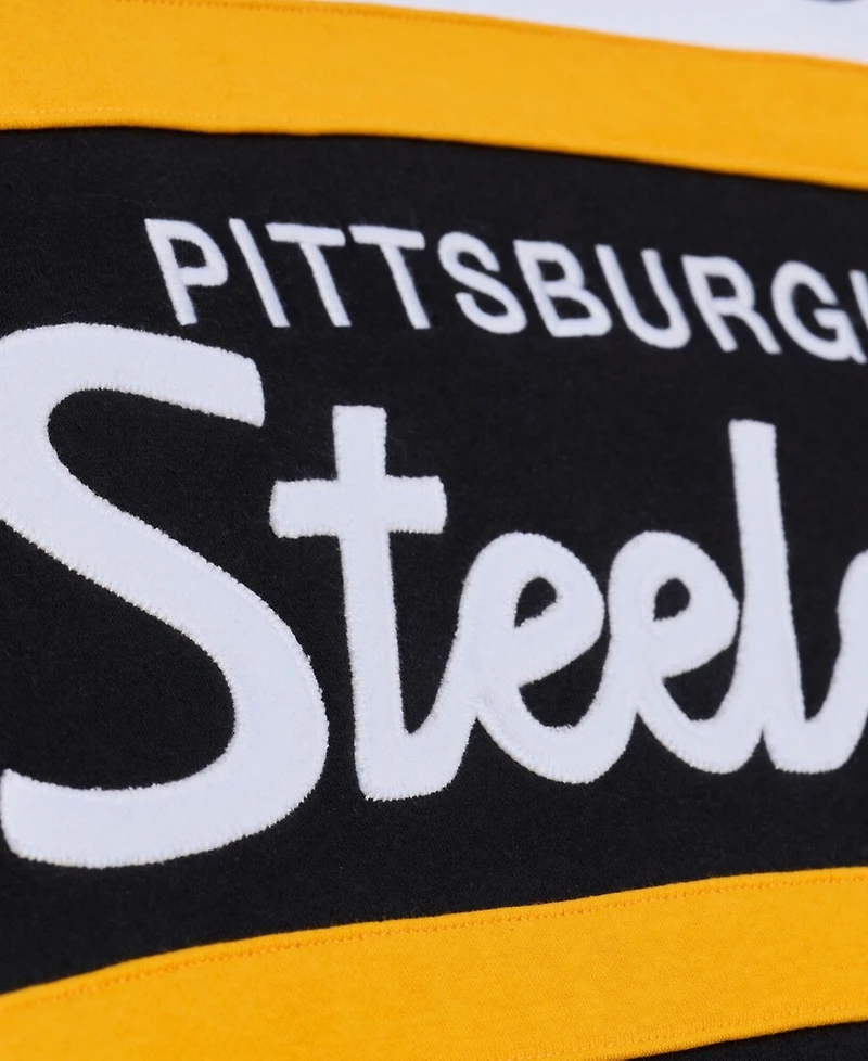 Mitchell & Ness Men's Black Pittsburgh Steelers Head Coach Hoodie