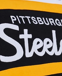 Mitchell & Ness Men's Black Pittsburgh Steelers Head Coach Hoodie