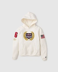 Fanatics Men's White Usa 250 Limited Edition Heavyweight Fleece Hoodie