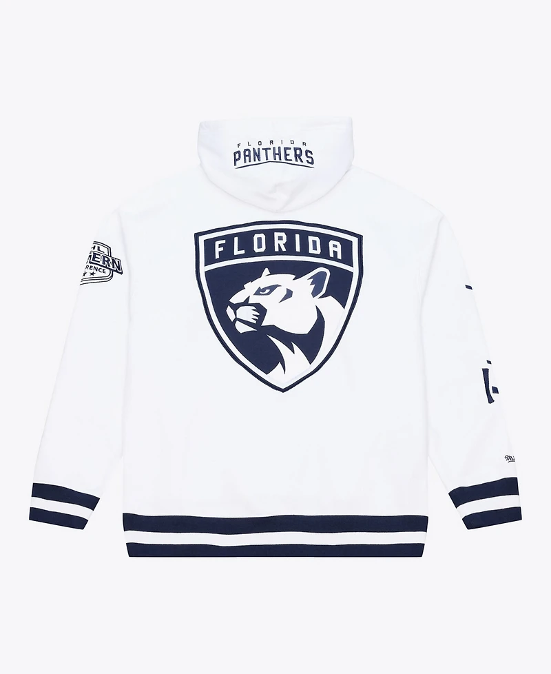 Mitchell & Ness Men's White Florida Panthers Arctic Fleece Hoodie