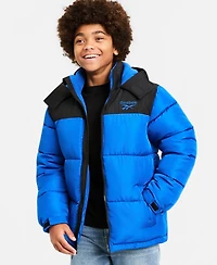 Reebok Boys' Xs-xl Hooded Puffer Jacket