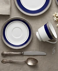 Noritake Crestwood Cobalt Platinum 5-Piece Place Setting, Service for 1