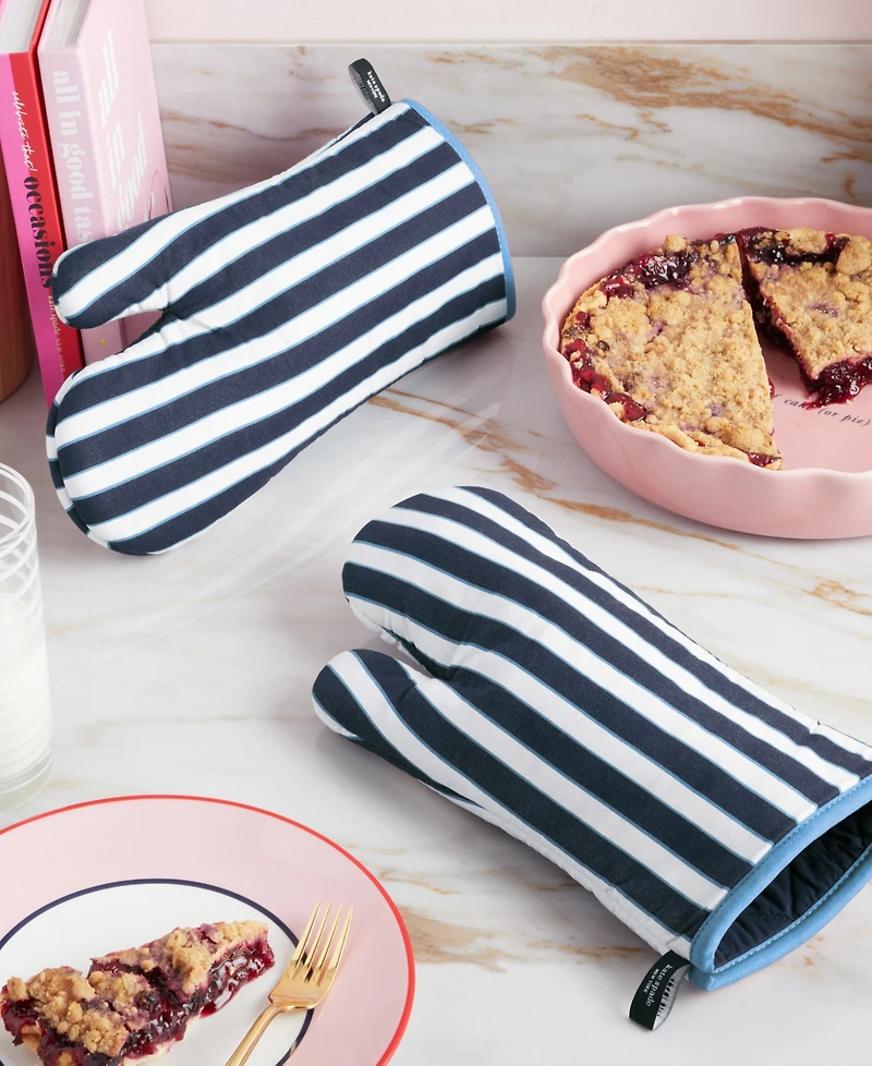 kate spade new york Botanical Stripe 2-Pack Oven Mitt