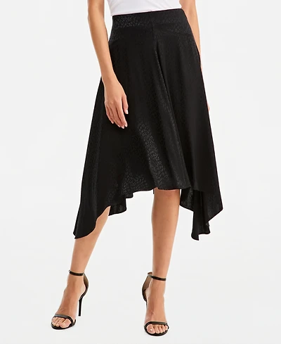 I.n.c. International Concepts Women's High-Waisted Midi Jacquard Skirt, Macy's Exclusive