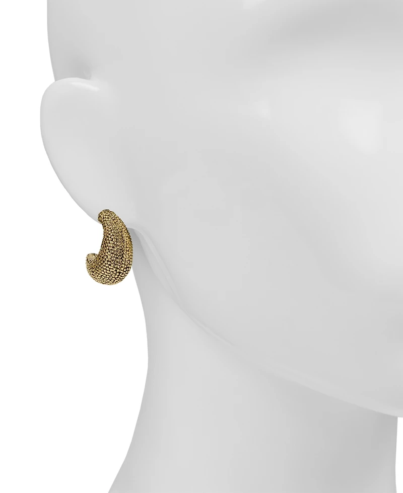 Patricia Nash Caviar Collection J Hoop Earrings