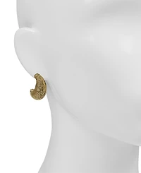 Patricia Nash Caviar Collection J Hoop Earrings