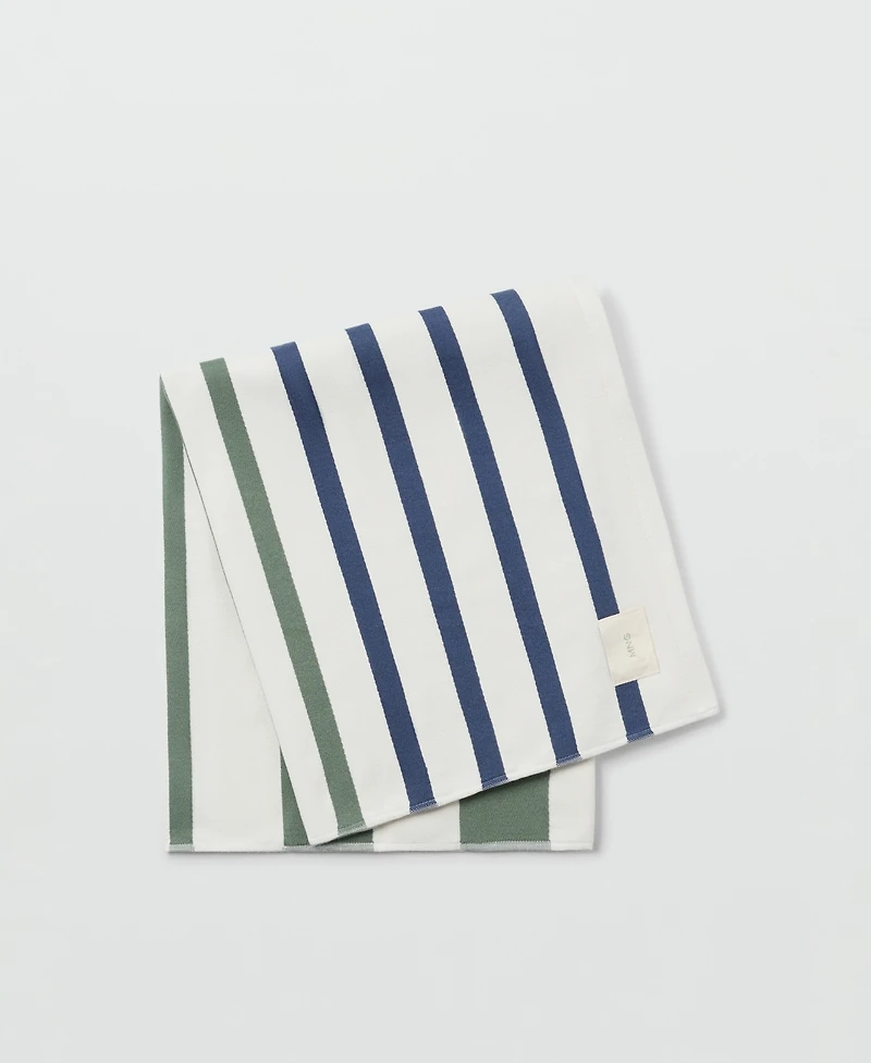 Mango Men's Cotton Striped Beach Towel