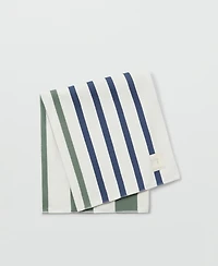 Mango Men's Cotton Striped Beach Towel