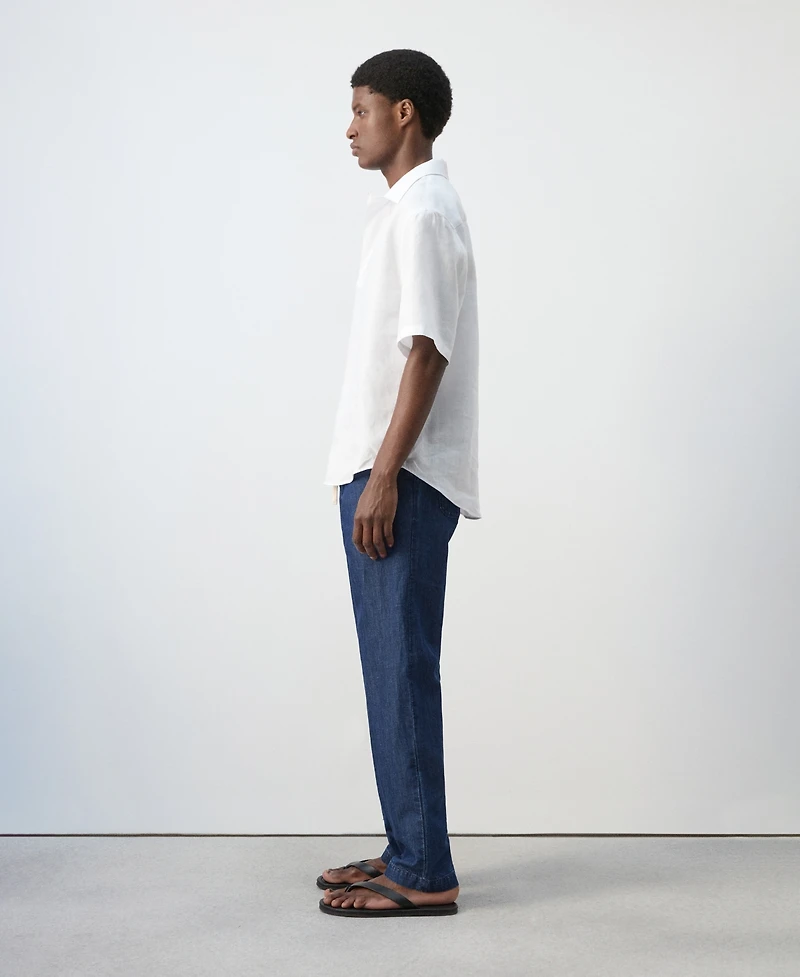 Mango Men's Drawstring Regular-Fit Jeans